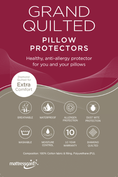 Grand Quilted pillow protector
