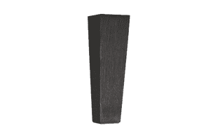 Tapered Black Leg for shallow divan bases