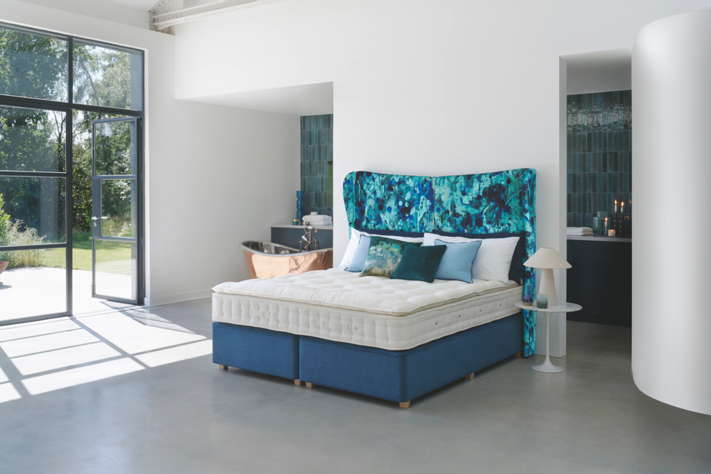 Hypnos luxury bedroom styling